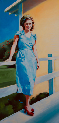 family photo original oil painting by Francene Christianson